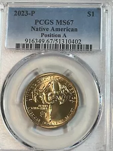 2023 P Position A Native American Dollar PCGS MS67 Sacagawea - Picture 1 of 2