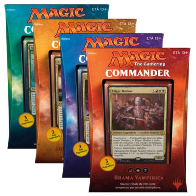 ITALIAN Magic MTG 2017 Commander C17 Sealed Deck Complete Box Set The Gathering - Image 1 of 4