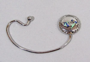 TOTALMENTE Porta Cartera Esmalte Diseño de Zapato, Metal Tono Plateado - Imagen 1 de 6