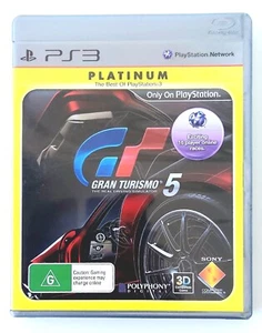 Gran Turismo 5 [Platinum] (Sony PlayStation 3, 2010) - Includes Manual - Picture 1 of 5
