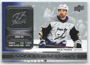 2023-24 Upper Deck #RR-15 Nick Perbix Rookie Retrospective Tampa Bay Lightning - Picture 1 of 2