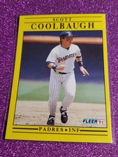 1991 Fleer Update Scott Coolbaugh #U-122 San Diego Padres 