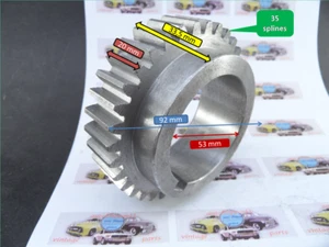 NEW OLD STOCK MALKOTSI Gear Camshaft 7/9 HP 15 HP - Imagen 1 de 7