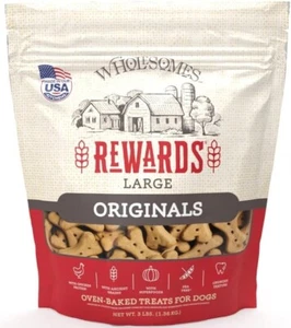 Wholesomes Rewards Classic Large Originals Dog Treats 3lbs (2100356) - Picture 1 of 5