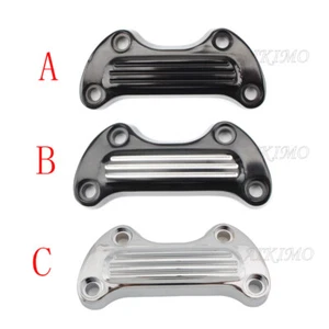 Motorcycle Handlebar Top Clamp Risers For Dyna Electra Glide Softail Breakout - Picture 1 of 13