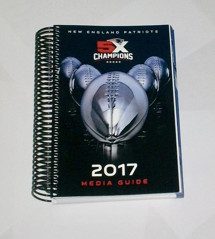 2017 NEW ENGLAND PATRIOTS Media Guide !  Limited & Tough to Find ! - Image 1 of 1