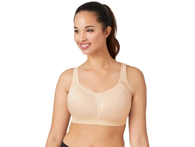 Wacoal Kerri Sport Contour Wire-Free Beige Sports Bra L33435 Womens Size 40D - Image 1 of 4