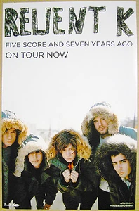 RELIENT K rare promo POSTER 2007 Five Score Seven Years Ago Tour - 11x17 2-SIDED - Picture 1 of 2