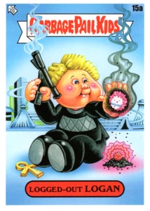 2023 GARBAGE PAIL KINDER GPK INTERGOOLACTIC MAYHEM BASIS ABGEMELDET LOGAN 15a NM - Bild 1 von 1