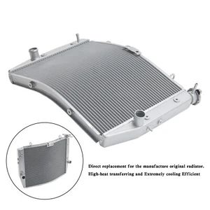 Engine Radiator Cooler Cooling Fit For Suzuki GSXR 1000 GSX-R 17~22 K11 Silver - Picture 1 of 10