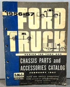 Vtg 1956-1957 Ford Truck Chassis Parts and Accessories Catalog Feb 1957 FoMoCo - Picture 1 of 7