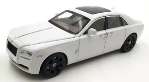 Kyosho 1/18 Scale Diecast 08802AW - Rolls Royce Ghost - Arktic White - Picture 1 of 6