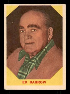 Ed Barrow Card 1960 Fleer #23
