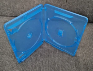 1 x Amaray Doppio Blu 14mm Custodia Spine Blu-ray 1-Disco Custodia di Ricambio USATO - Foto 1 di 3