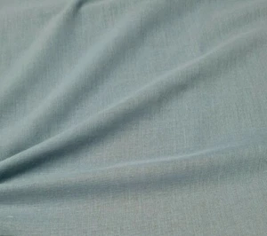 WOOL BLEND FABRIC PASTEL BLUE COLOUR - SOLD BY THE METRE - Picture 1 of 6