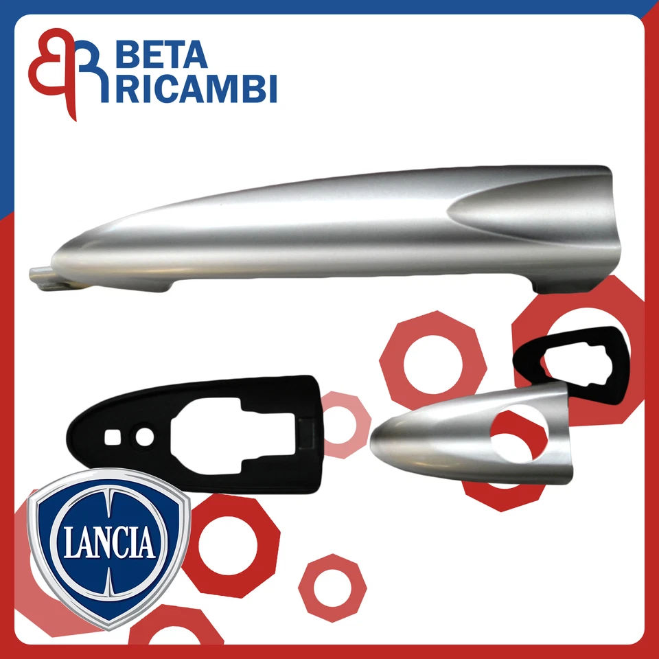 Maniglia esterna Lancia Ypsilon 2003-2011 Lato sinistro CROMATA DLN100-L - Immagine 1 di 1