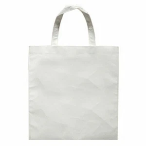 50 x Bolso de Mano Blanco Blanco Sublimación Hágalo usted mismo Impreso No Tejido 38*40 cm - Imagen 1 de 6