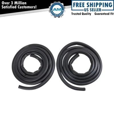 Kit de vedação de porta Weatherstrip compatível com 02-05 Cadillac 99-07 Chevrolet 99-06 GMC - Imagem 1 de 3