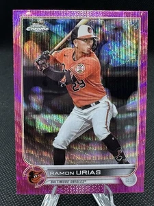 2022 Topps Chrome Update #USC124 Ramon Urias Pink Wave Refractor Astros - Picture 1 of 2