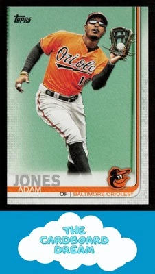 Adam Jones 2019 Topps #8 Baltimore Orioles Baseball Card - Image 1 of 2
