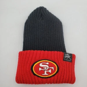 San Francisco 49ers NFL Cuffed Beanie City Hunter Knit Stocking Cap Red & Black - Picture 1 of 4