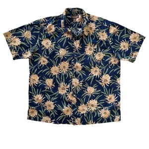 Camisa Hawaiana Cooke Street Para Hombres 2XL Estampado Floral Abotonada Manga Corta - Imagen 1 de 7