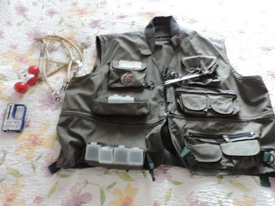 Chaleco de pesca con mosca Ultimate Angler talla ~ L ~ envío gratuito ~ Foto 1 de 4
