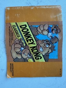 Donkey Kong Classics (NES, 1988) Instruction Manual Only