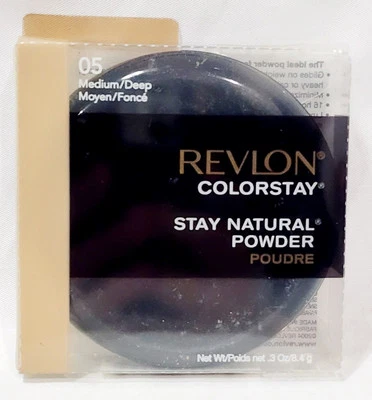 Revlon Colorstay 05 MEDIUM/DEEP Stay Natural Powder 16 Hour Face .3 oz/8.4g New - Image 1 of 4