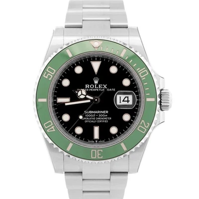 Reloj Rolex Submariner Date 41 2023 PAPELES KERMIT acero verde 41 mm 126610 LV CAJA Foto 1 de 4