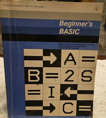 Vintage Texas Instruments Beginner's BASIC Manual - Ti-99/ 4a Computer - Image 1 of 4