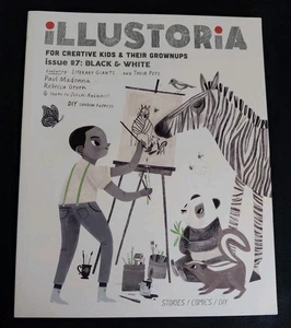 ILLUSTORIA Magazine Booklet *For Creative Kids & Grownup* Issue #7~Black & White - Bild 1 von 8