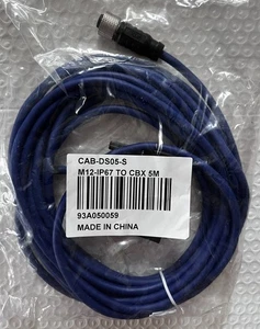 1PCS New CAB-DS05-S Datalogic 17 Pin Ethernet Cable M12-IP67 To CBX 5M - Picture 1 of 3