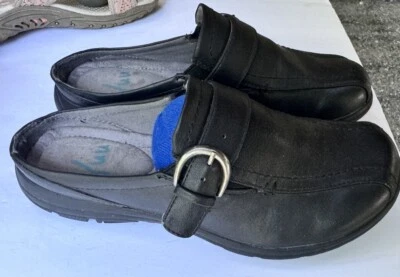 Yuu Edana Black Slip On Clogs Women's Size 6 shoe - Изображение 1 из 4