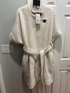 Iro Paris Wool Belted Jacket Ivory NWT Size 40 org. $950 - Picture 1 of 5