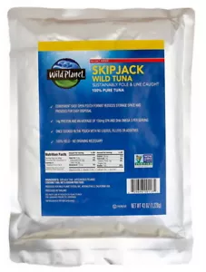 Wild Planet Foods Wild Tuna Skipjack No Salt 43oz (PACK OF 6) - Picture 1 of 1