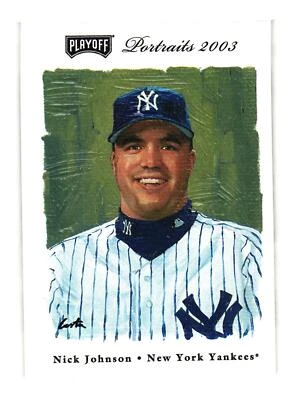 2003 Playoff Portraits #114 Nick Johnson New York Yankees - Image 1 of 2