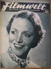 FILMWELT 46-1936 Maria von Tasnady Zarah Leander Olly von Flint Ludwig Behrens D