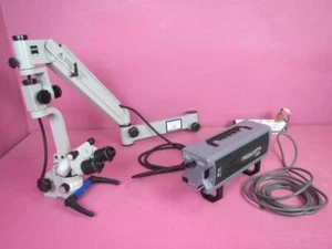 Zeiss Zumax ENT Temporal Bone Lab Microscope w/ Prescotts LED Light Source - Picture 1 of 24