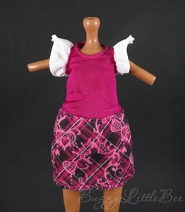 Monster High Doll G3 Draculaura Buried Secrets Scaremester Plaid Style Dress - Picture 1 of 8