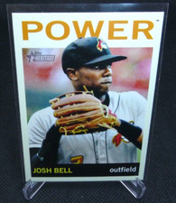 2013 Topps Heritage Minor Baseball Josh Bell Rookie Card #129 MARLINS