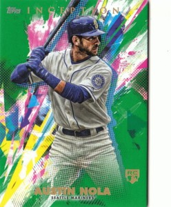 2020 Topps Inception Green Parallel #10 Austin Nola - Seattle Mariners