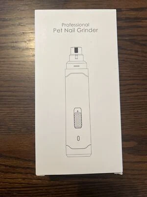 Professional Pet Nail Grinder & Clippers Quiet Rechargeable for Dog Cat White - Image 1 of 3