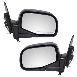 Pair Set Manual Side View Mirrors Glass Housing for Ford Ranger Mazda Pickup - Foto 1 di 3