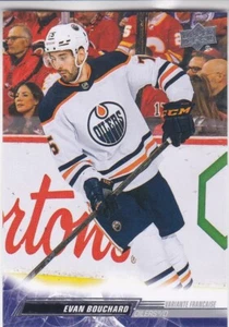 CUBIERTA SUPERIOR EVAN BOUCHARD 2022-23 2 VARIACIONES FRANCESAS SP #318 ENGRASADORES EDMONTON - Imagen 1 de 1