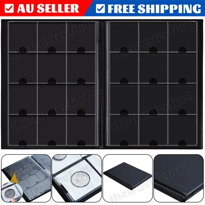 Staple 2"X2" Coin Holder Collection Collecting Album Stock Storage 120 Pockets - image 1 of 4