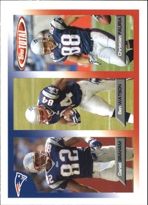 2005 Topps Total Football Card #387 Daniel Graham/Fauria/Watson