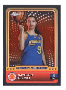 Kayleigh Heckel 2024 Topps Chrome McDonalds All American Basketball #54 - Picture 1 of 2