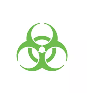 Calcomanía de vinilo Biohazard pegatina para pared, coche, portátil muchos colores y tamaños - Imagen 1 de 5