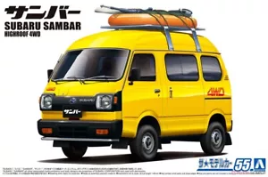 Aoshima 06389 1/24 K88 Sambar High Roof 4WD `80 (Model Car) - Picture 1 of 5